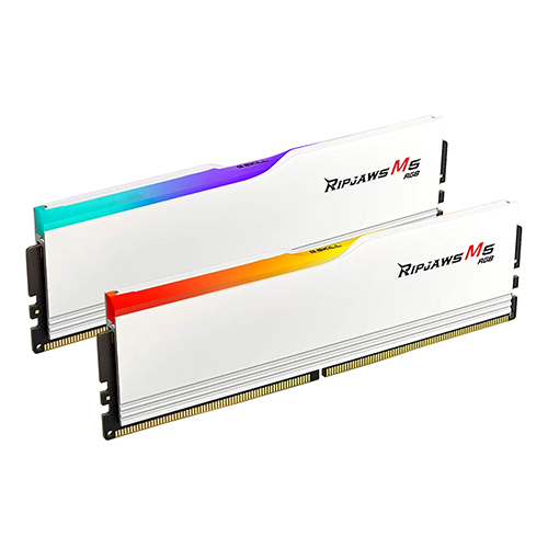G.SKILL DDR5-5600 CL30 RIPJAWS M5 RGB 화이트 패키지 (64GB(32Gx2))_이미지