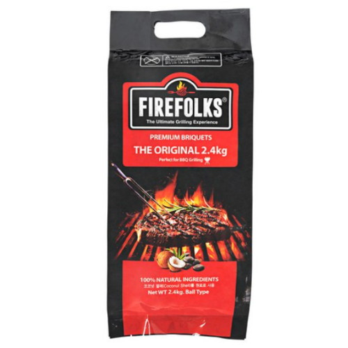파이어폭스 더 오리지널 바비큐 캠핑 BBQ 차콜 숯 2.4kg (1개)
