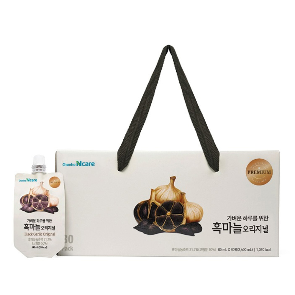 천호엔케어 흑마늘진액 오리지널 80ml 30포 (1개)_이미지