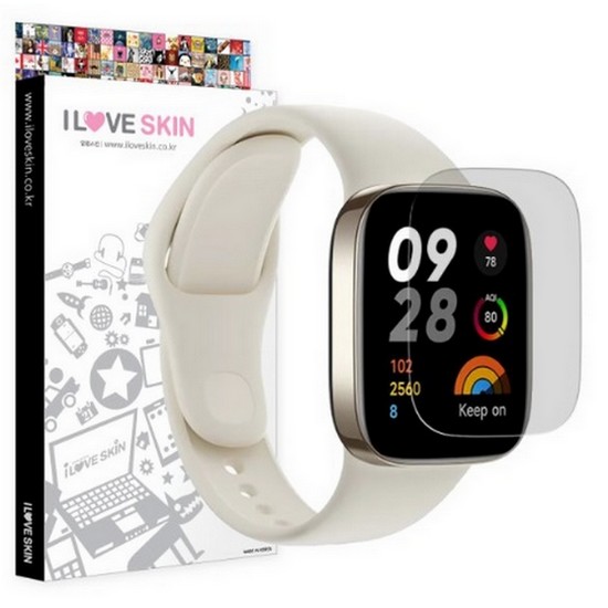 샤오미 레드미 워치3 액정보호필름 3매 풀커버 자가복원