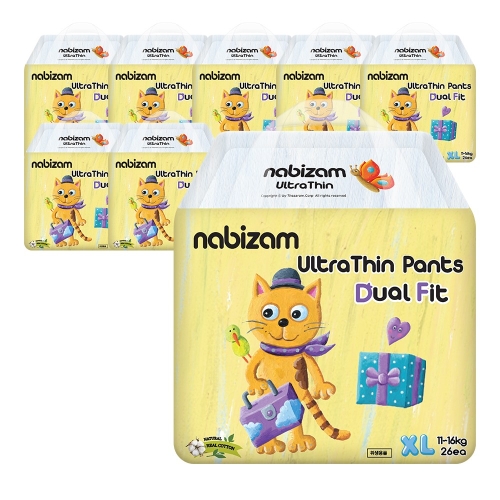 나비잠 울트라씬 듀얼핏 팬티형 특대형-공용 (208매)_이미지