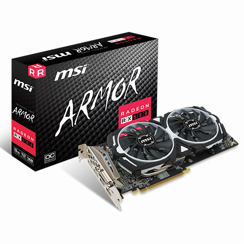 MSI 라데온 RX 580 아머 OC D5 8GB