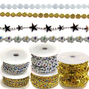 동화오피스 롤체인줄 모음 체인비드 체인리본 오팔체인줄 금구슬줄 은구슬줄 원형 모양 보석체인_이미지