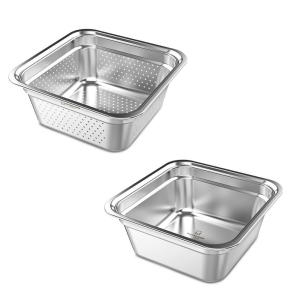 스텐304 설거지통 세트 8L (채반포함)