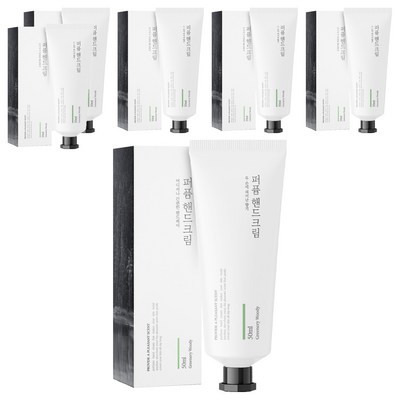 살림백서 퍼퓸 핸드크림 그리너리우디 50ml (6개)_이미지