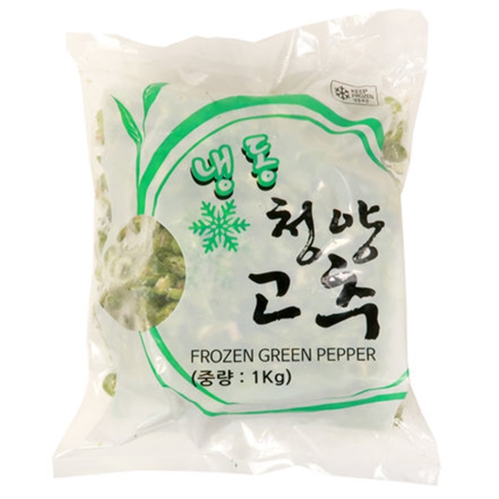 그린무역 냉동 청양고추 슬 1K/푸드조이_이미지