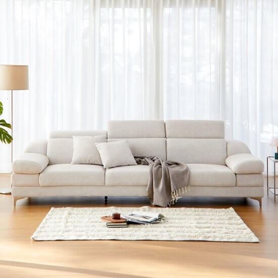 라엘 무빙 이지클린 조야 패브릭 소파 4인용