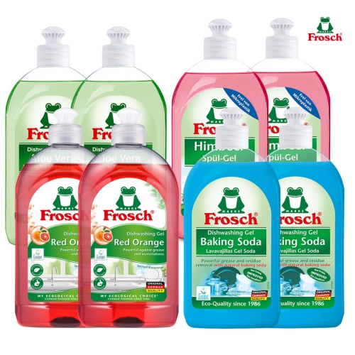 주방세제 500ml 4종(알로에베라+레드오렌지+라즈베리+베이킹소다)