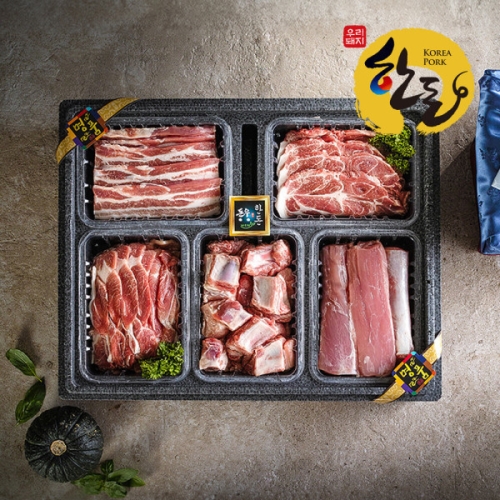 농부의정육점 국내산 한돈 알찬 한가위 세트 2.5kg (1개)