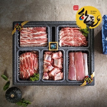 농부의정육점 국내산 한돈 알찬 한가위 세트 2.5kg