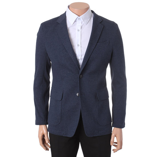 보스트로 네이비 컬러 슬림핏 캐주얼 자켓 MKC16505_이미지