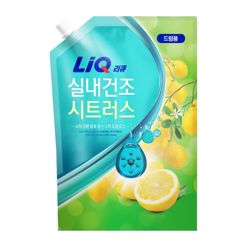 리큐 실내건조 시트러스 리필 드럼용 2.6L