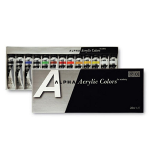 알파색채 실버 아크릴물감 20ml (13색)_이미지