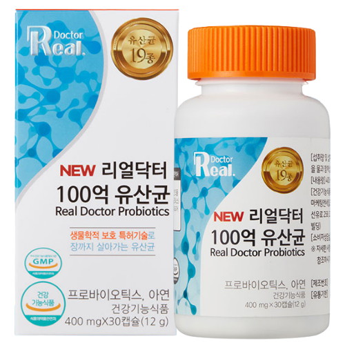 리얼닥터 100억 유산균 30캡슐이미지입니다. 누르면 해당 게시물로 새창이동합니다.