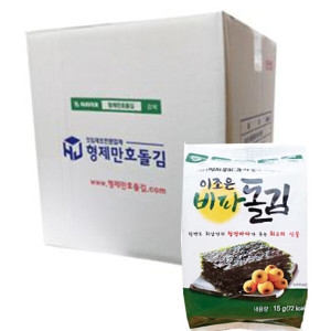 형제만호돌김 식탁돌김 비파돌김 식탁용 반찬용 돌김 할인행사 중 15g (30봉)_이미지