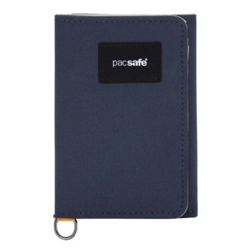 팩세이프 Pacsafe RFID 차단 safe 삼단 지갑 코스탈 블루 월렛 450691