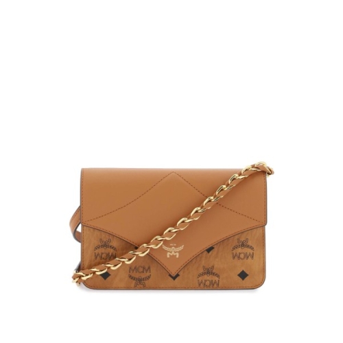 MCM Shoulder bag MWRESAK02 COGNAC