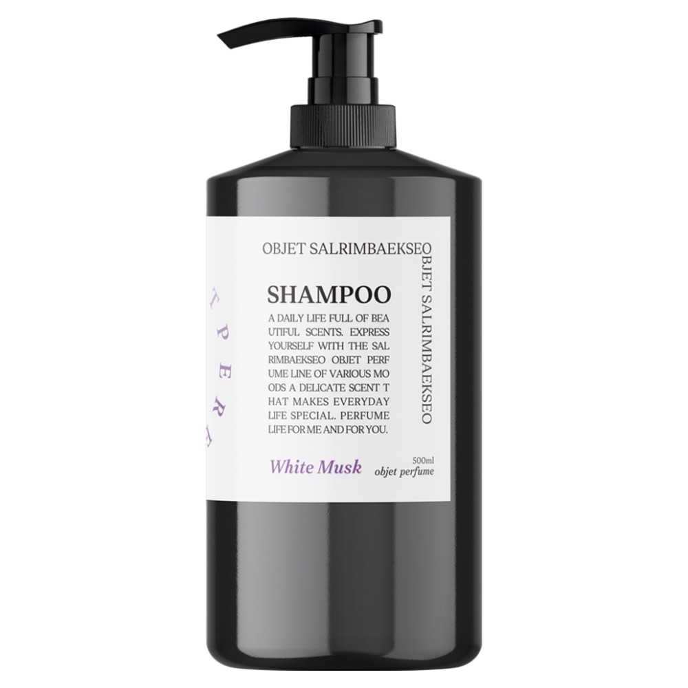 살림백서 오브제 퍼퓸 샴푸 화이트머스크향 500ml