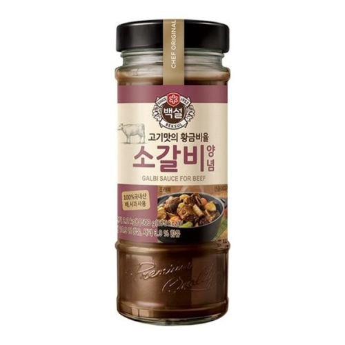 백설 소갈비 양념 500g (4개)_이미지