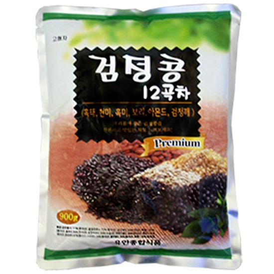 유안종합식품 검정콩 12곡차 900g (1개)