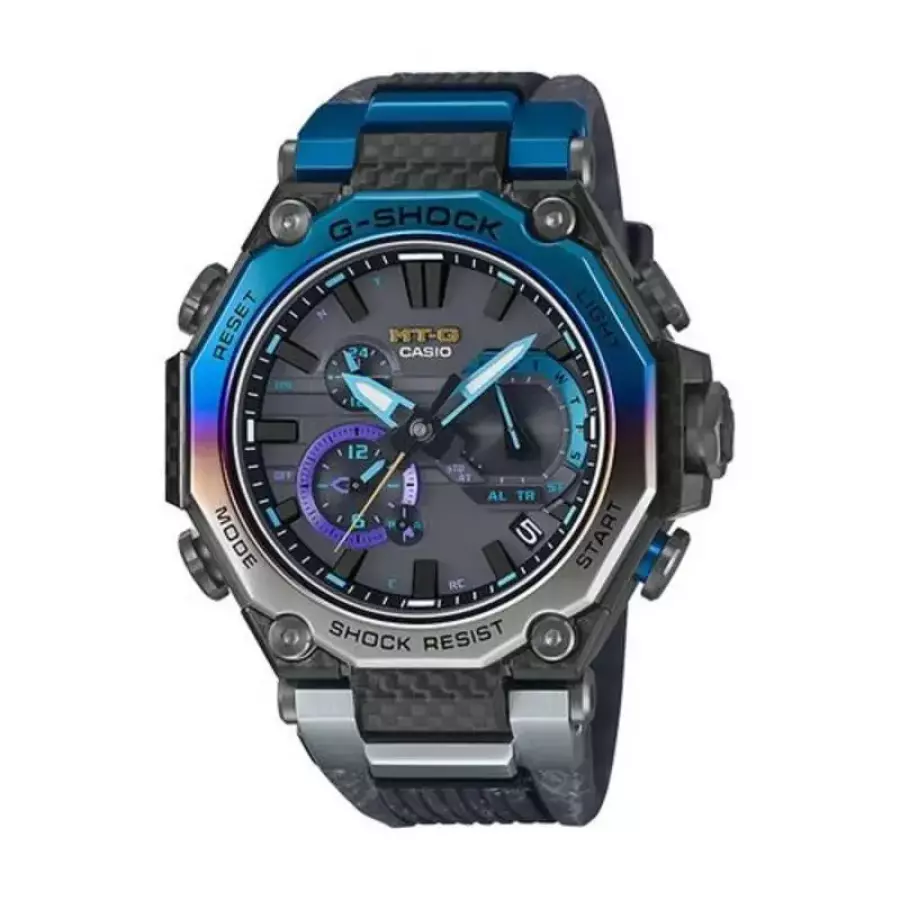 G-SHOCK MTGB0YST1ADR LIC MTG 스톰체이서 카본 모노코크 터프솔라 블루투스_이미지
