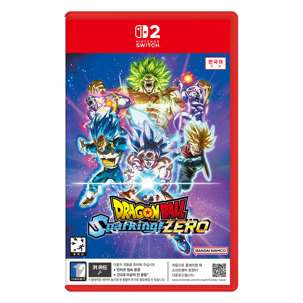 반다이남코 드래곤볼 스파킹! 제로 한글판 (SWITCH2, 패키지키카드)