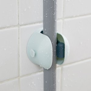 부착식 청소도구걸이 2p 논슬립 밀대홀더