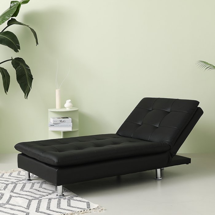 솔로카우치 가죽 소파베드 1인용