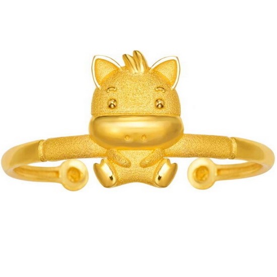 십이지신 아기 말 돌팔찌 7.5g