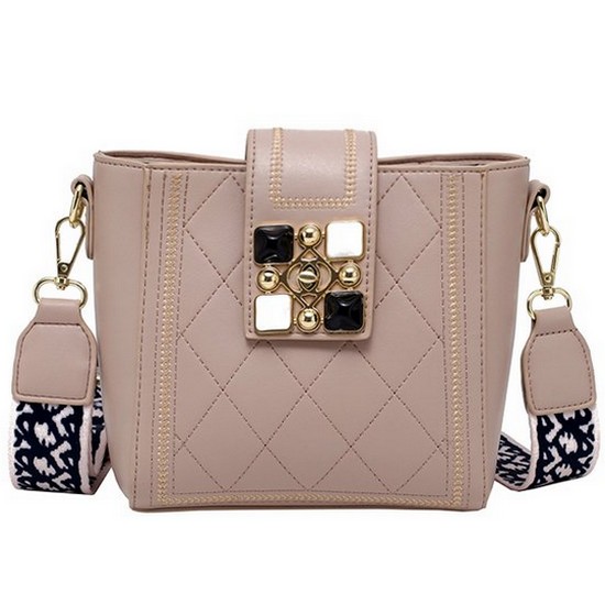 로제이 크로스 패턴 크로스백 RUW044_BE_이미지