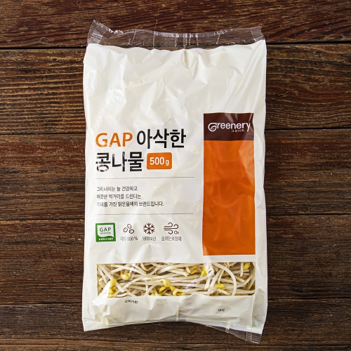 그리너리 GAP 인증 아삭한 콩나물 500g 1개
