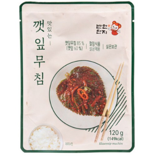 반찬단지 깻잎무침 120g (6개)_이미지