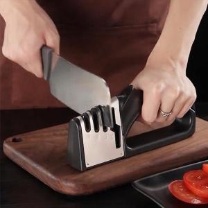 펀타스틱 샤프너 3단계 주방 칼날 연마기 가위갈이 칼갈이