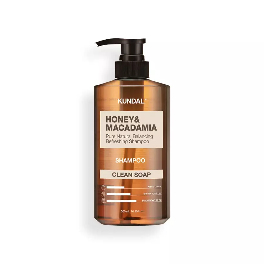 쿤달 허니 앤 마카다미아 네이처 샴푸 클린솝 500ml (1개)_이미지