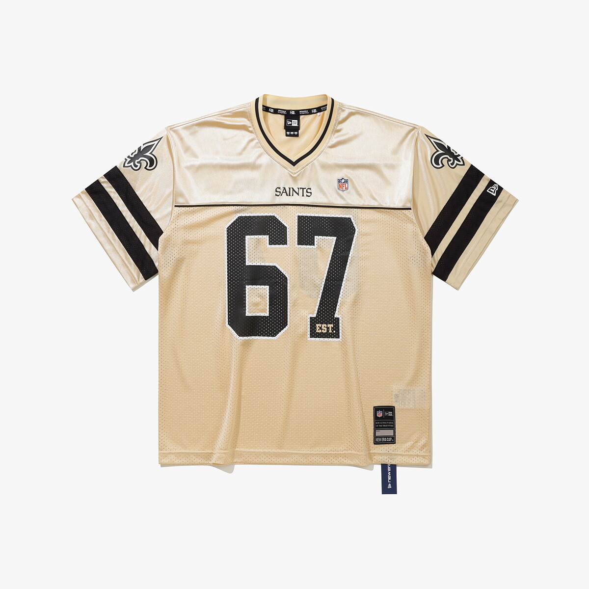 뉴에라 NEW ERA NFL 뉴올리언스 세인츠 팬 웨어 티셔츠 골드 14954659 174419_이미지