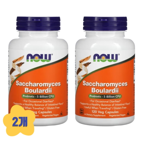 나우푸드 사카로미세스 보울라디 120캡슐 (2개)_이미지