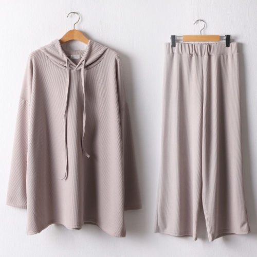 나야홍 아이우먼 스판골지후드투피스 RAI175M602 빅사이즈_이미지