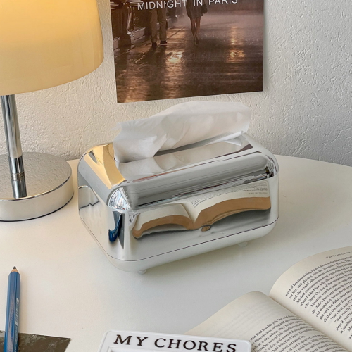 실버크롬 휴지케이스