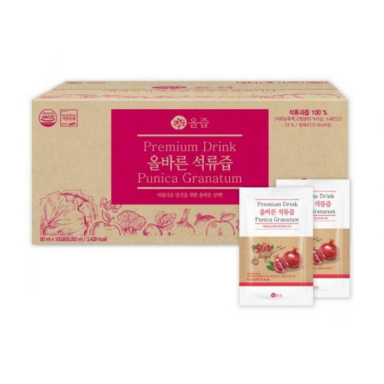올즙 올바른 석류즙 80ml 100포 (1개)_이미지