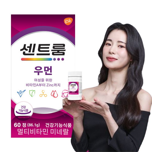 센트룸 우먼 멀티비타민 미네랄 60정 (1개)