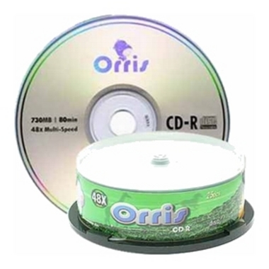 Orris CD-R 730MB 48X 케익 (25장)_이미지