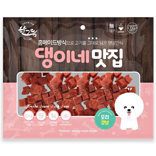 댕이네 맛집 오리 큐브 300g