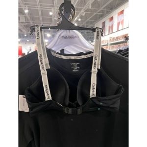 캘빈클라인 국내 452123 CALVIN KLEIN UNDERWEAR 여성 테일러드 로고 AF 데미 브라QF6865 CALVIN KL.._이미지