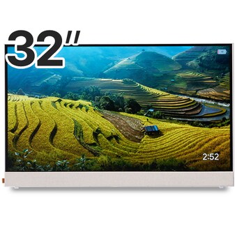 더함 치크 <b>32인치</b> QLED 구글5.0 포터블 휴대용 무선 스마트<b>TV</b>