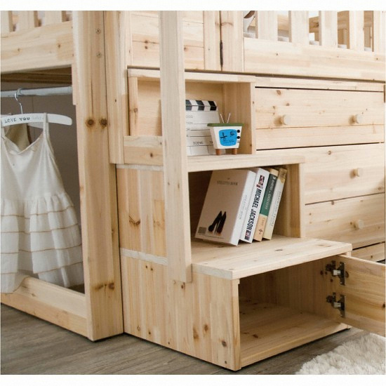 모자가구 코코 분리형 벙커침대 (매트별도)_이미지