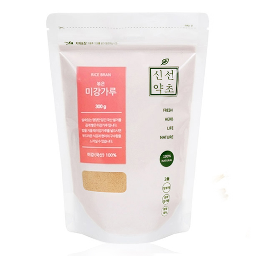 신선약초 볶은 미강가루 300g (1개)