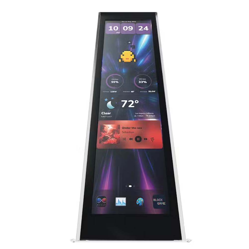 HYTE Y70 Touch Infinite Display Upgrade (피치 블랙)_이미지