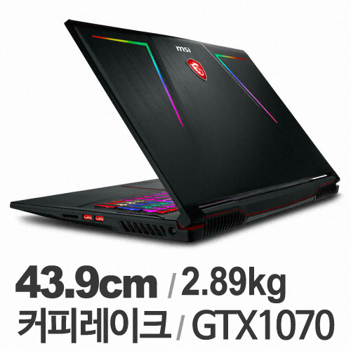 MSI GE시리즈 GE73 레이더 RGB 8RF WIN10 (SSD 256GB)_이미지