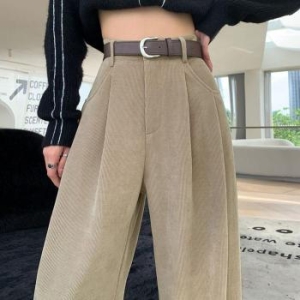 오노마 ONM 핀턱 여성 가을 와이드팬츠 코듀로이 도톰한팬츠 39911922