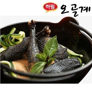 참숯먹은 오골계750g이상x2봉 영계백숙 보양식 웰빙식